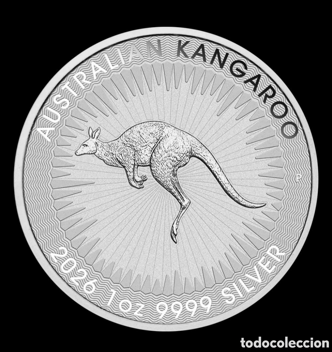 Monedas antiguas de Asia: 1 Troy Ounce - Plata .999 - Kangaroo 2026 - 31,1 gram - fine silver