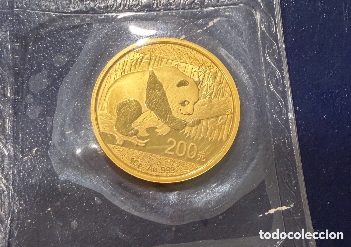 Monedas antiguas de Asia: Moneda de oro panda chino 2016