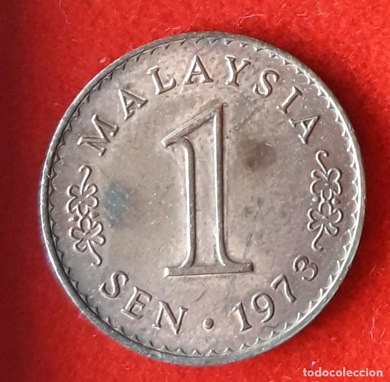 Monedas antiguas de Asia: MONEDA DE MALASIA 1973 - 1 SEN - BRONCE