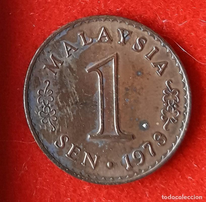 Monedas antiguas de Asia: MONEDA DE MALASIA 1973 - 1 SEN - BRONCE
