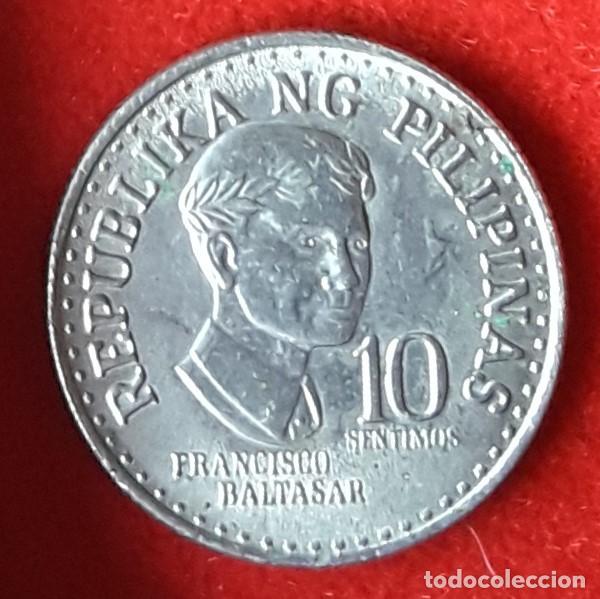 Monedas antiguas de Asia: MONEDA DE FILIPINAS 1976 - 10 C&Eacute;NTIMOS - COBRE-N&Iacute;QUEL
