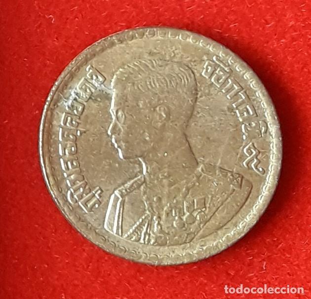 Monedas antiguas de Asia: MONEDA DE TAILANDIA 1957 - 10 SATANG - ALUMINIO-BRONCE
