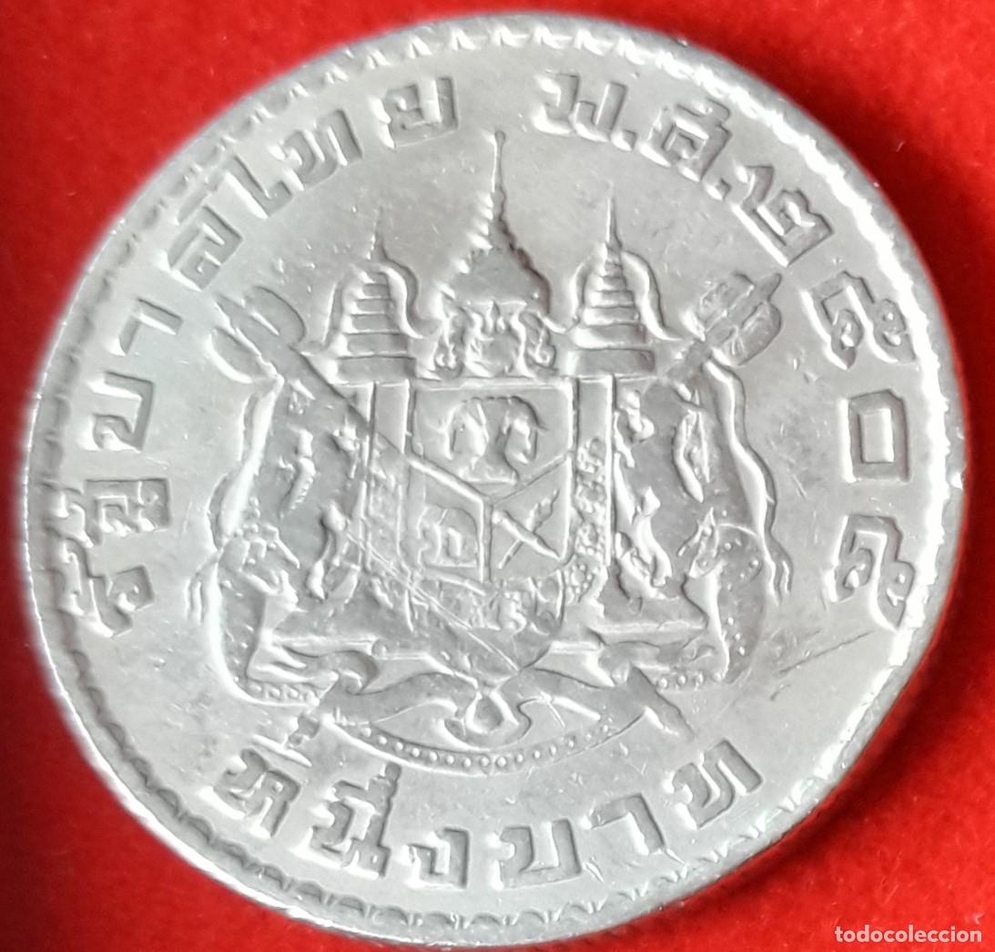 Monedas antiguas de Asia: MONEDA DE TAILANDIA 1962 - 1 BAHT - COBRE-N&Iacute;QUEL