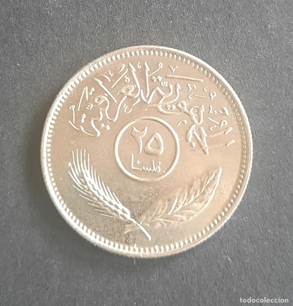 Monedas antiguas de Asia: 1327 - Irak 25 Dinar 2004 km175 SC Acero Cobre