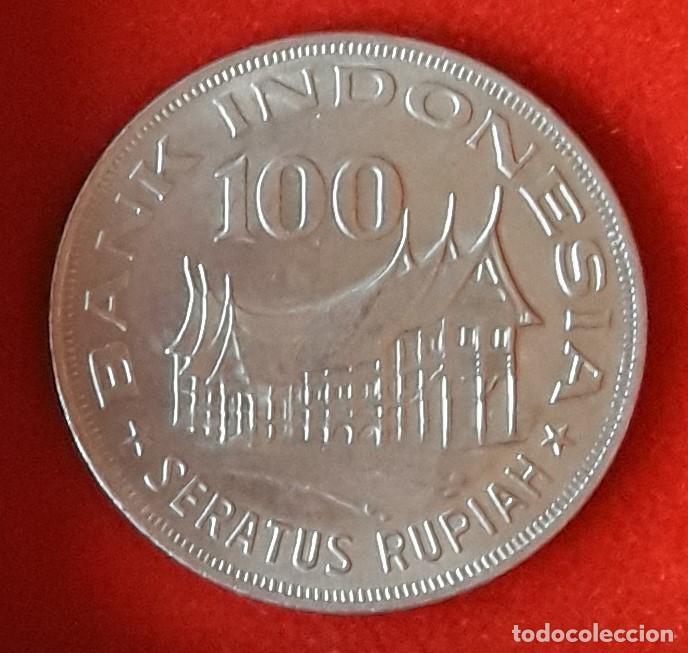 Monedas antiguas de Asia: MONEDA DE INDONESIA 1978 - 100 RUPIAS - COBRE-N&Iacute;QUEL (2)