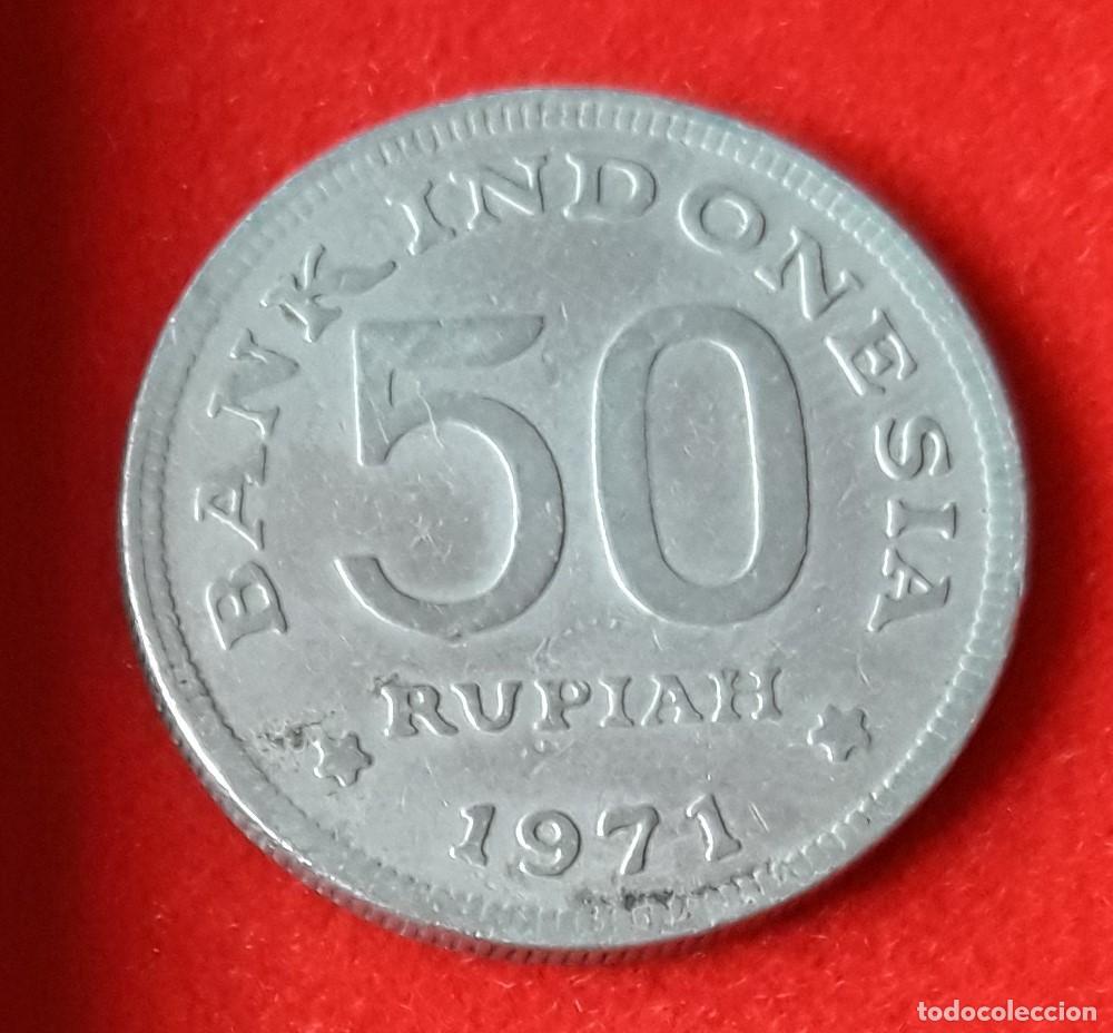 Monedas antiguas de Asia: MONEDA DE INDONESIA 1971 - 50 RUPIAS - COBRE-N&Iacute;QUEL
