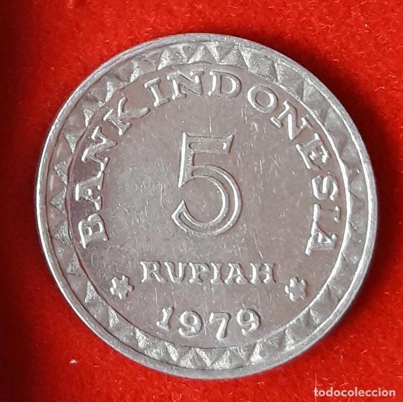 Monedas antiguas de Asia: MONEDA DE INDONESIA 1979 - 5 RUPIAS - ALUMINIO, PROGRAMA DE PLANIFICACI&Oacute;N FAMILIAR (1)
