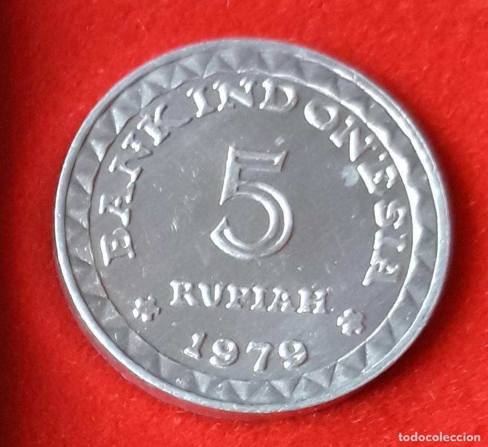 Monedas antiguas de Asia: MONEDA DE INDONESIA 1979 - 5 RUPIAS - ALUMINIO, PROGRAMA DE PLANIFICACI&Oacute;N FAMILIAR (2)