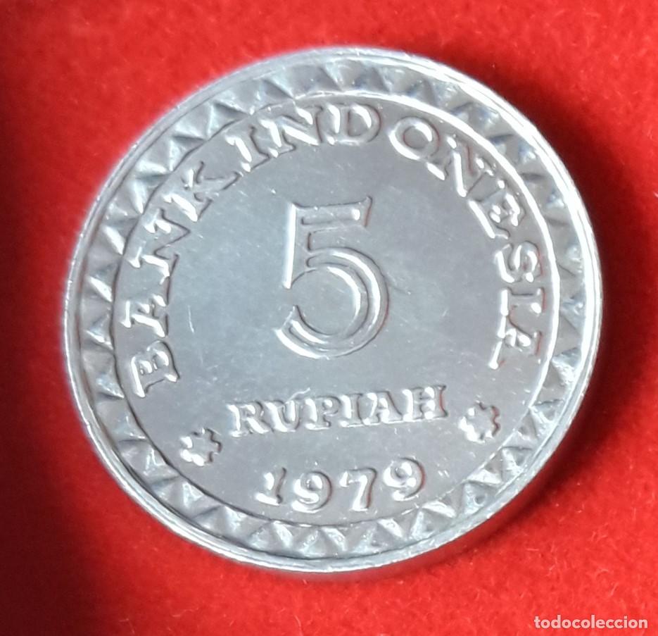 Monedas antiguas de Asia: MONEDA DE INDONESIA 1979 - 5 RUPIAS - ALUMINIO, PROGRAMA DE PLANIFICACI&Oacute;N FAMILIAR (3)