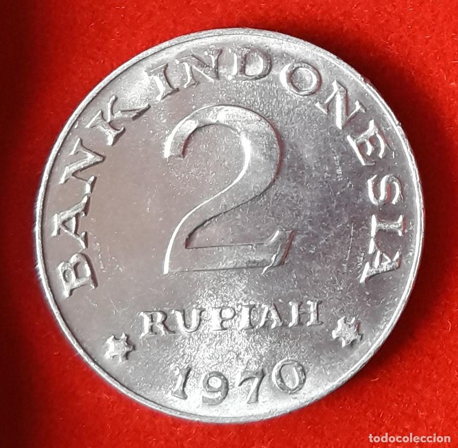 Monedas antiguas de Asia: MONEDA DE INDONESIA 1970 - 2 RUPIAS - ALUMINIO