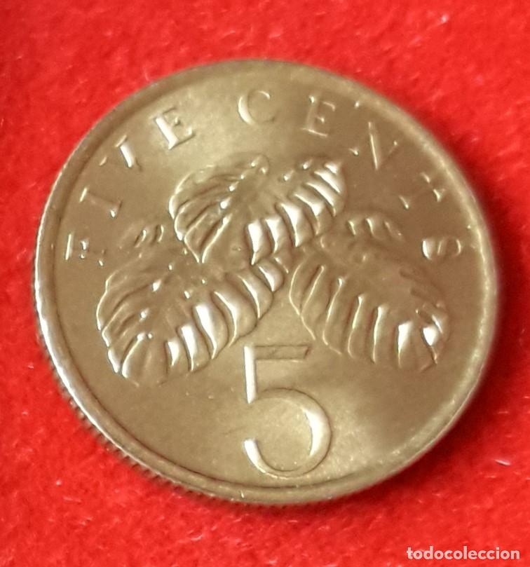 Monedas antiguas de Asia: MONEDA DE SINGAPUR 1988 - 5 CENTS - BRONCE-ALUMINIO