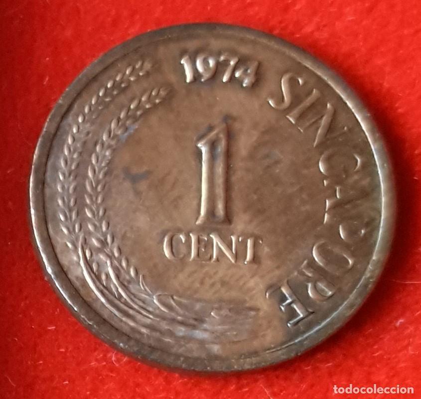 Monedas antiguas de Asia: MONEDA DE SINGAPUR 1974 - 1 CENT - BRONCE