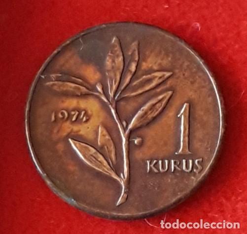 Monedas antiguas de Asia: MONEDA DE TURQU&Iacute;A 1974 - 1 KURUS - BRONCE