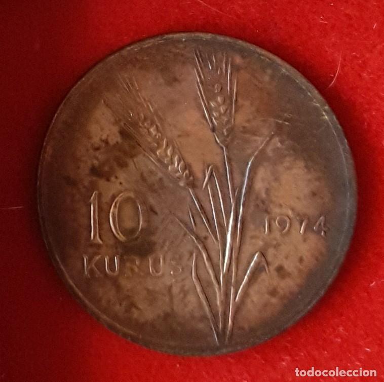 Monedas antiguas de Asia: MONEDA DE TURQU&Iacute;A 1974 - 10 KURUS - BRONCE