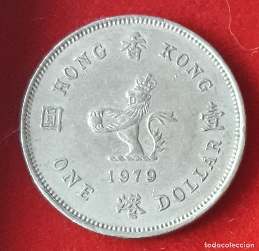 Monedas antiguas de Asia: MONEDA DE HONG-KONG 1979 - 1 D&Oacute;LAR - COBRE-N&Iacute;QUEL