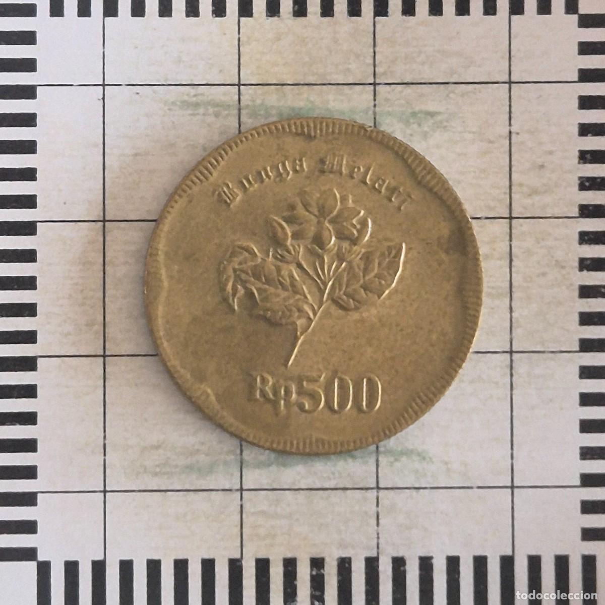 Monedas antiguas de Asia: 500 RUPIAH, INDONESIA. 1991. (KM#54).