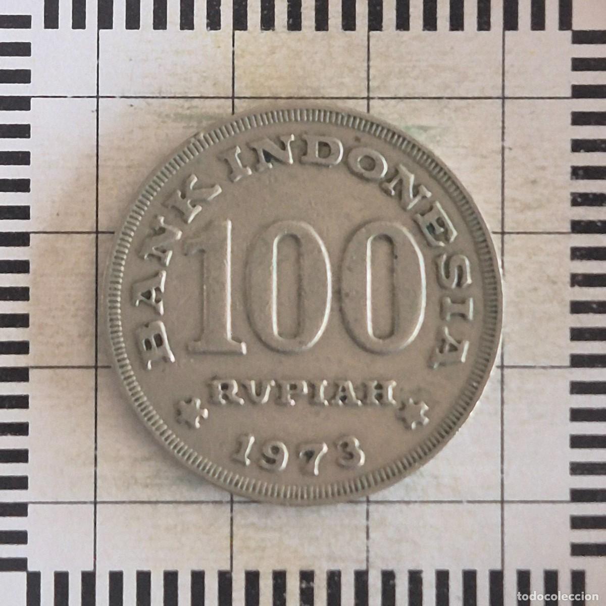 Monedas antiguas de Asia: 100 RUPIAH, INDONESIA. 1973. (KM#36).