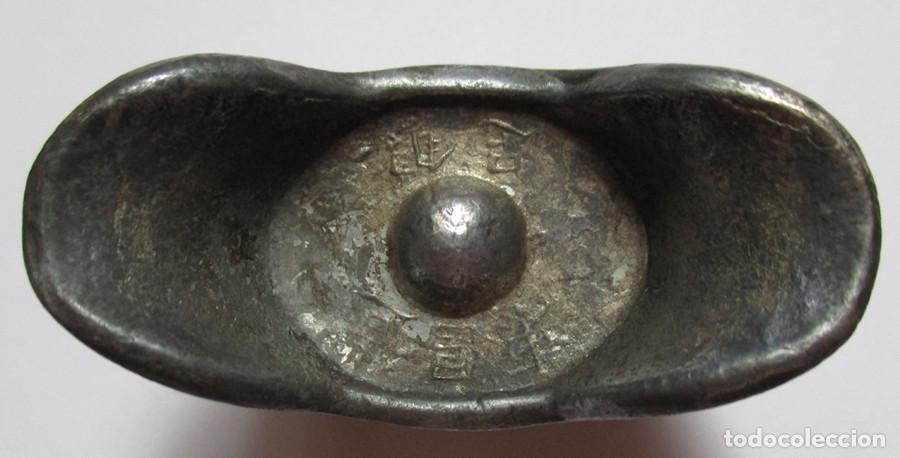 Moedas antigas da &Aacute;sia: CHINA - INGOT 5 TAELS - 1815/40 - DINASTIA QING - PLATA - MUY ESCASO