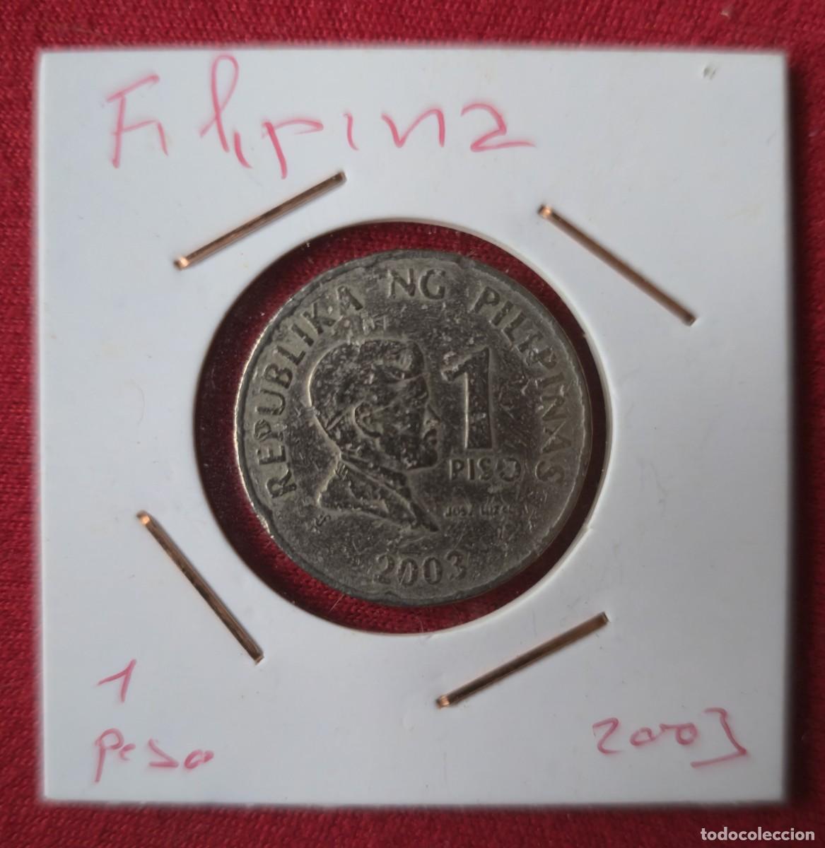 Monedas antiguas de Asia: MONEDA DE FILIPINAS 2003 - 1 PISO - MONEDA ENCARTONADA