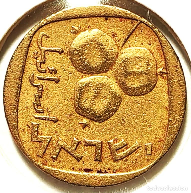 Monedas antiguas de Asia: ISRAEL (1960-1980) - 5 AGOROT JE 5720 (1960) - A - 2,30 GR. BRONCE DE ALUMINIO - DIAMETRO 17,50 mm