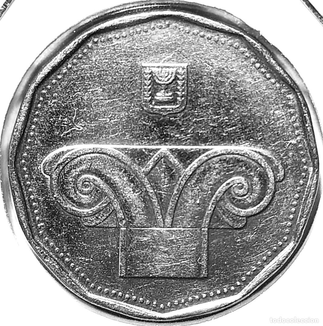 Monedas antiguas de Asia: ISRAEL (1985-) - 5 NEW SHEQELIM JE 5760 (2000) - A - 8,20 GR. CUPRONIQUEL - DIAMETRO 24 mm - KM#207