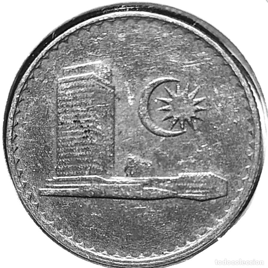 Monedas antiguas de Asia: MALASIA (1967-) - 10 SEN 1976 - A - 2,82 GR. CUPRONIQUEL - DIAMETRO 19,30 mm - MB - KM#3