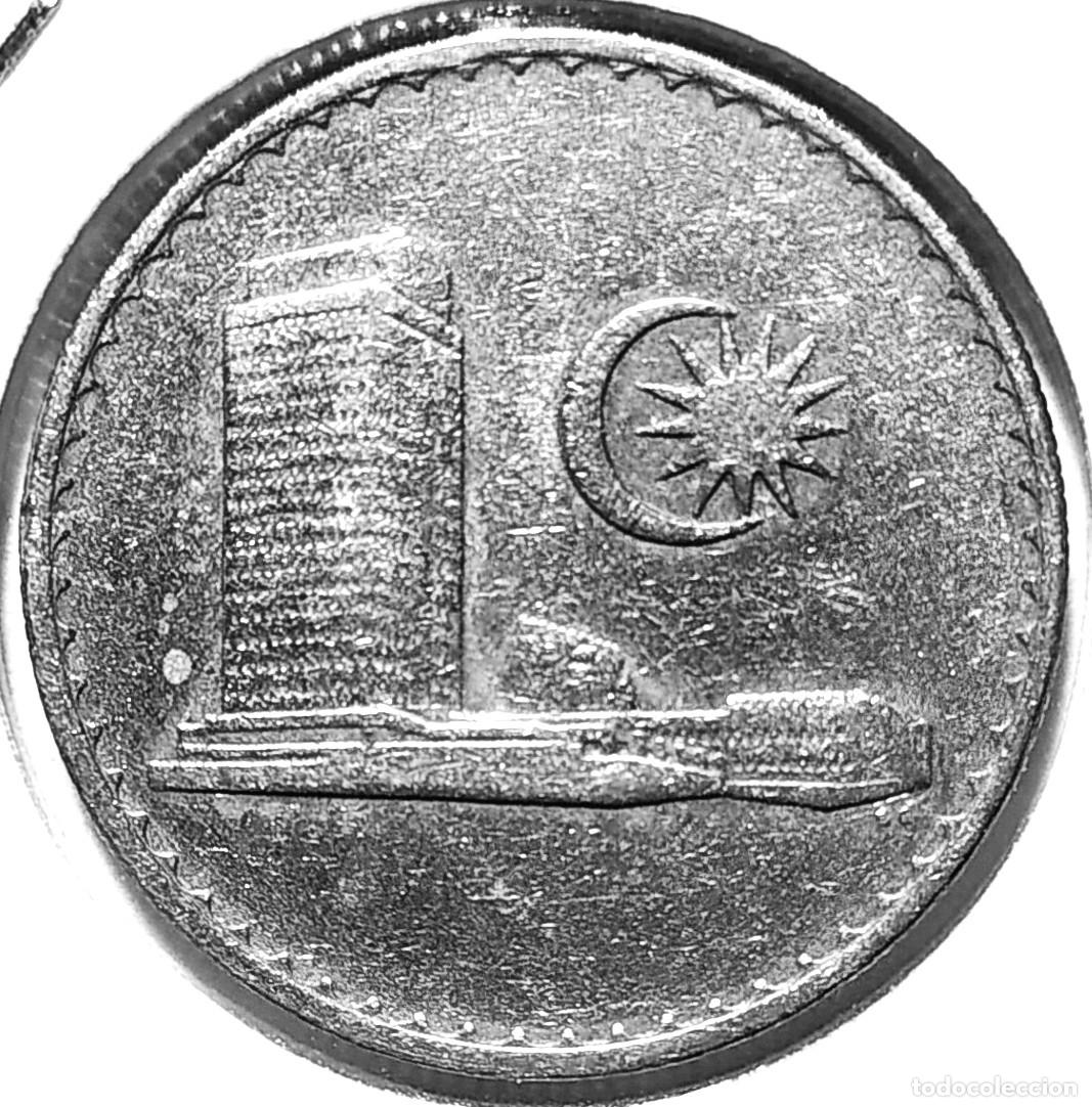 Monedas antiguas de Asia: MALASIA (1967-) - 20 SEN 1977 - A - 5,69 GR. CUPRONIQUEL - DIAMETRO 23,40 mm - KM#4 - MB