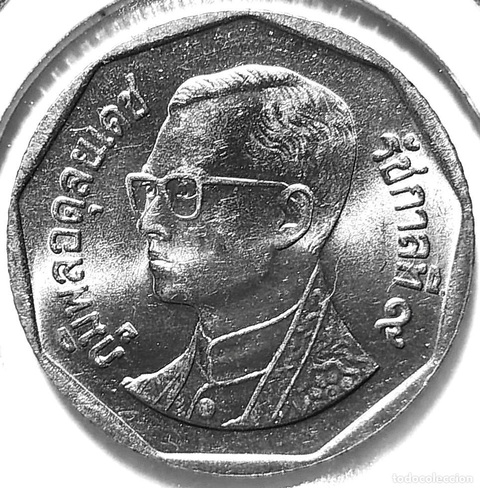 Monedas antiguas de Asia: TAILANDIA (1986-2017) - 5 BATH BE 2539 (1996) - REY RAMA IX - A - 7,50 GR. COBRE NIQUELADO