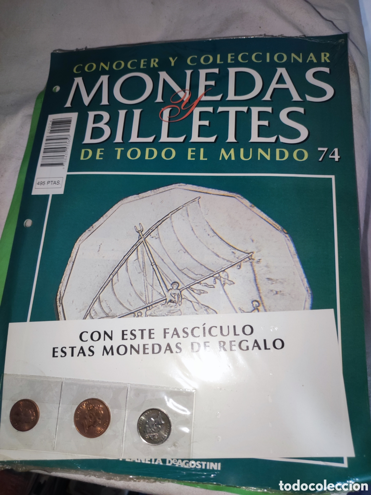 Monedas antiguas de Asia: Monedas Fidji - Monedas y billetes de todo el mundo - Planeta Deagostini - N&uacute;mero 74