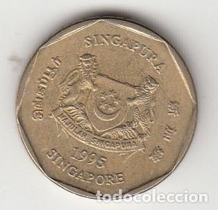 Monedas antiguas de Asia: SINGAPUR - 1 DOLAR DE 1995 - Foto 2