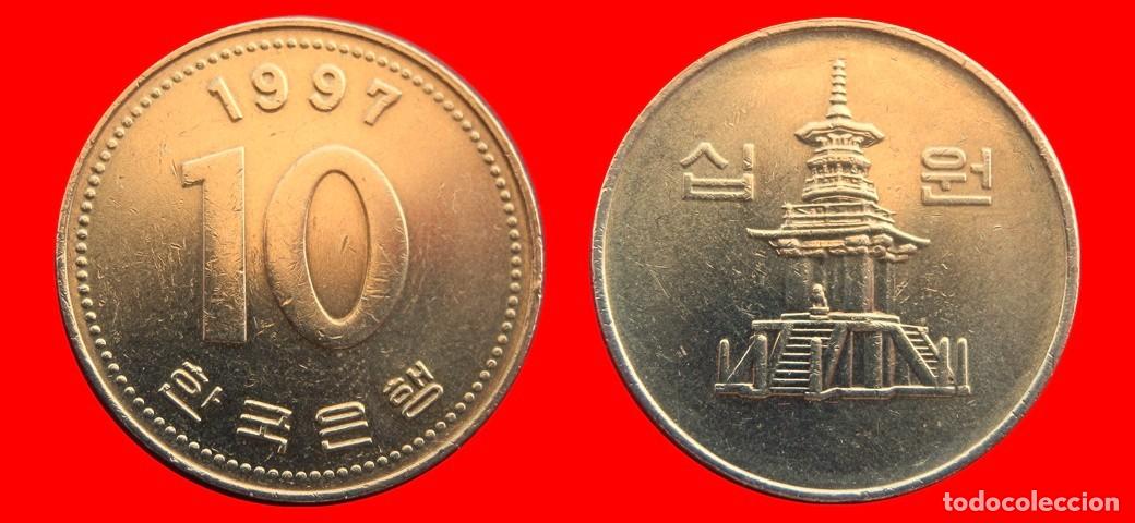 Monedas antiguas de Asia: 10 WON 1997 COREA DEL SUR KOREA-144645