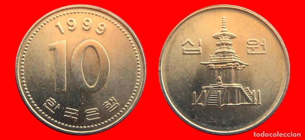 Monedas antiguas de Asia: 10 WON 1999 COREA DEL SUR KOREA-144646