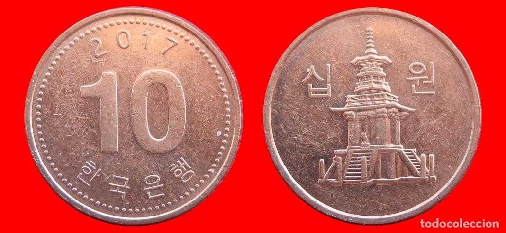 Monedas antiguas de Asia: 10 WON 2017 COREA DEL SUR KOREA-144648