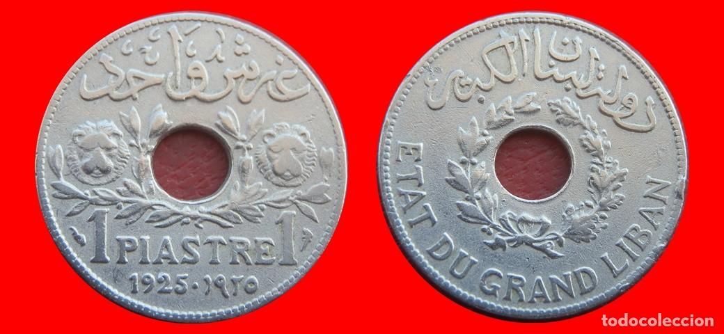Monedas antiguas de Asia: 1 PIASTRA 1925 LIBANO-144655