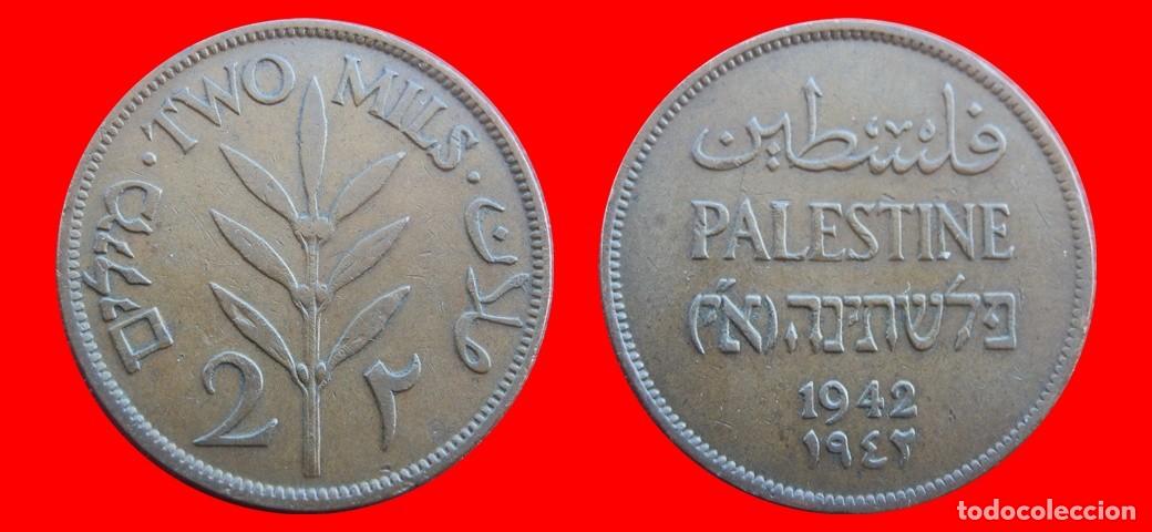 Monedas antiguas de Asia: 2 MILS 1942 PALESTINA-144664