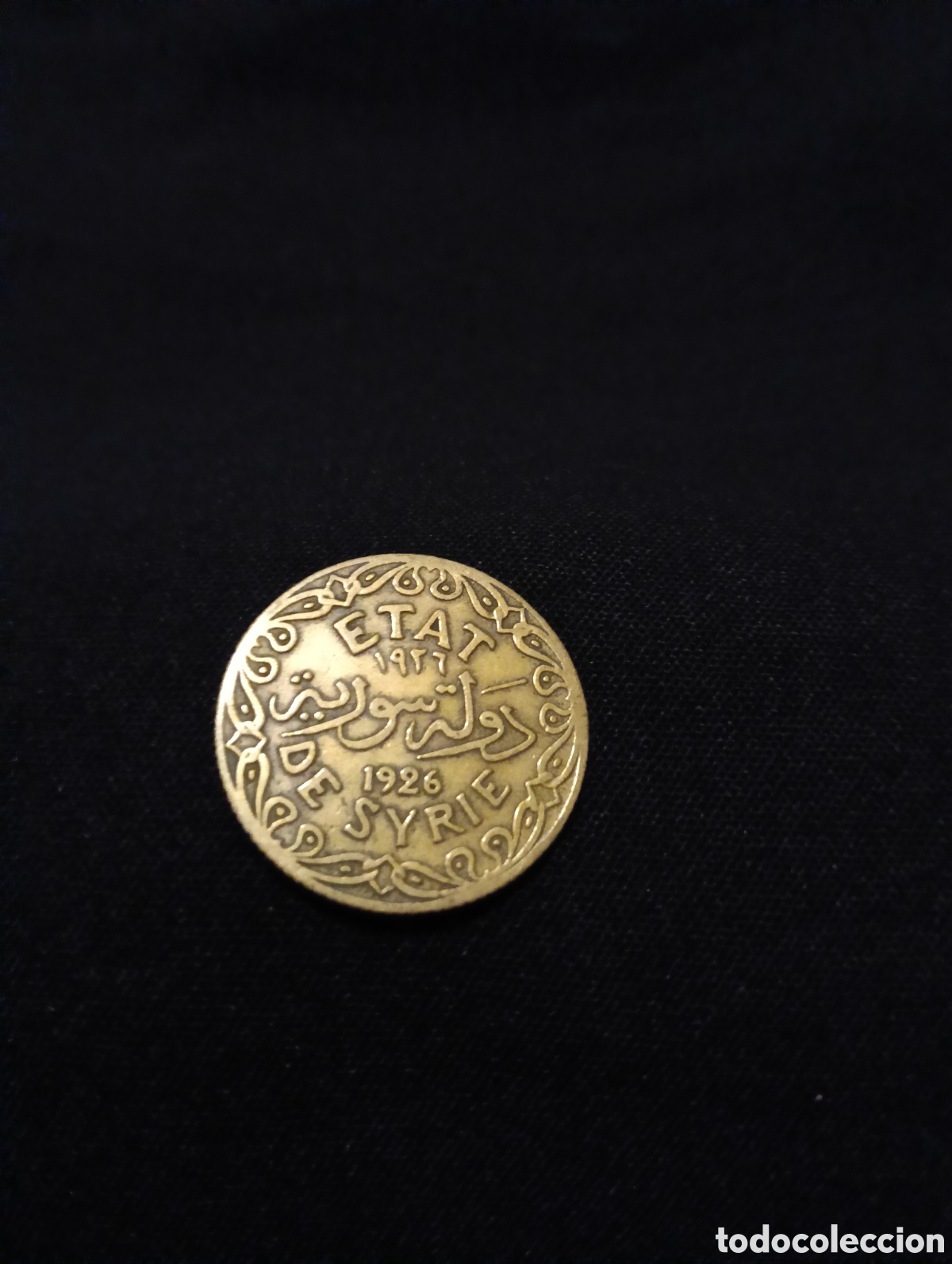 Monedas antiguas de Asia: Moneda 5 Piastras Siria 1926 - Estado MBC (VF) - Protectorado Franc&eacute;s