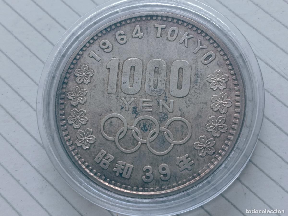 Monedas antiguas de Asia: JAPON 1000 YEN PLATA 1964 OLIMPIADA DE TOKIO 64