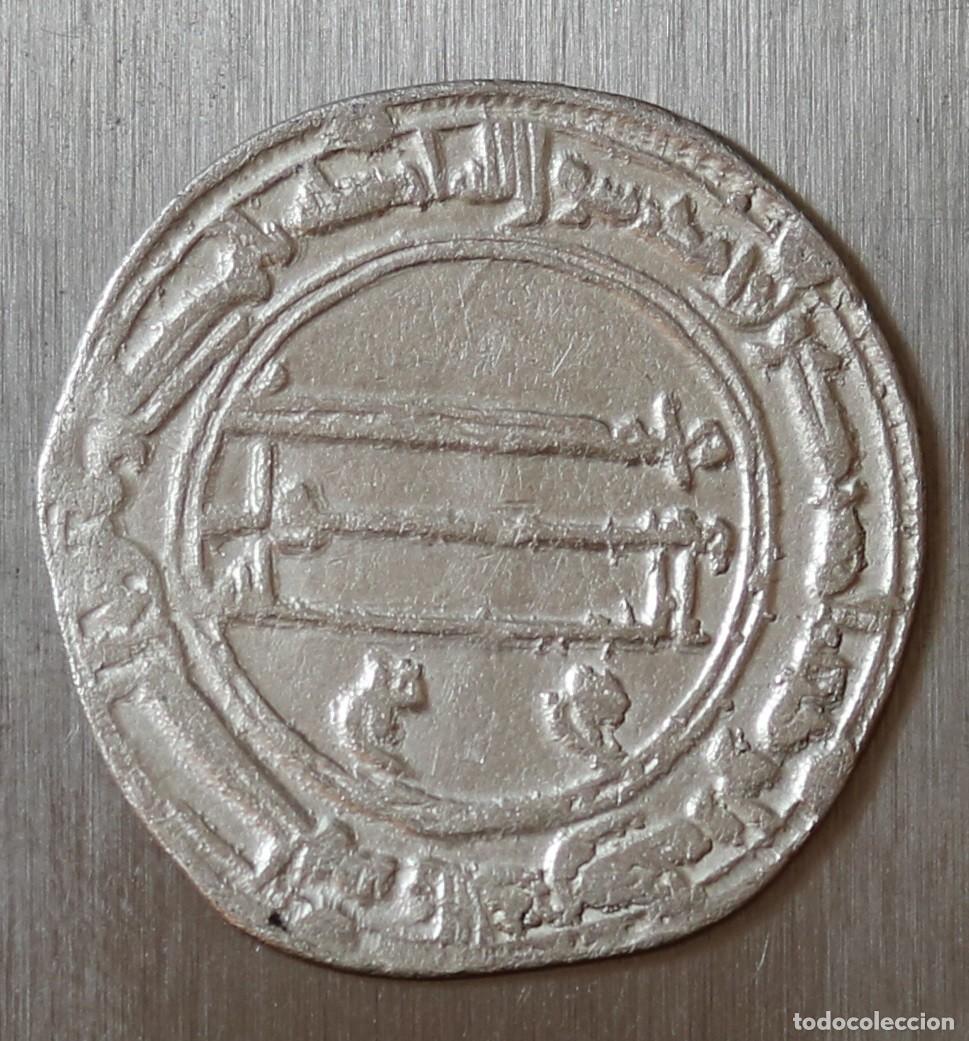 Monedas antiguas de Asia: DIRHAM 156 A.H. (772-773) CALIFATO ABASI. ABU YAFAR AL-MANSUR. CECA MADINAT AS-SALAM