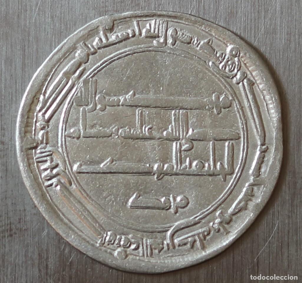 Monedas antiguas de Asia: DIRHAM 161 A.H. (777-778) CALIFATO ABASI. MUHAMMAD IBN MANSUR AL-MAHDI. CECA AL-BASRA