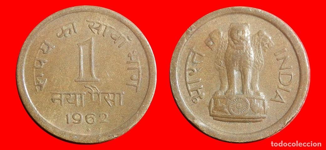 Monedas antiguas de Asia: 1 PAISA 1962 INDIA-144734