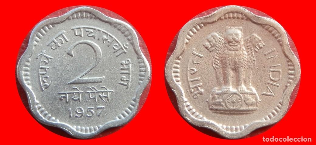 Monedas antiguas de Asia: 1 PAISE 1957 INDIA-144735