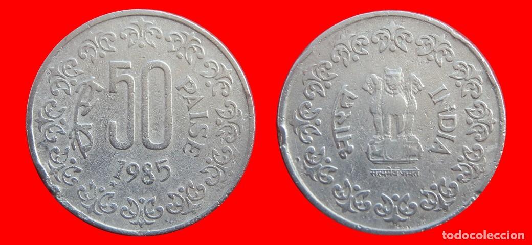 Monedas antiguas de Asia: 50 PAISE 1985 INDIA-144742