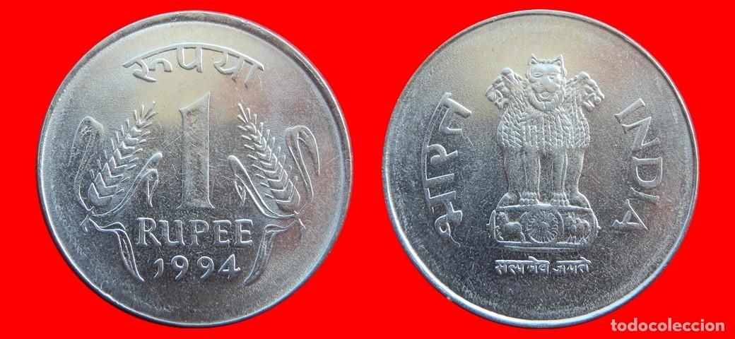 Monedas antiguas de Asia: 1 RUPIA 1994 INDIA-144748