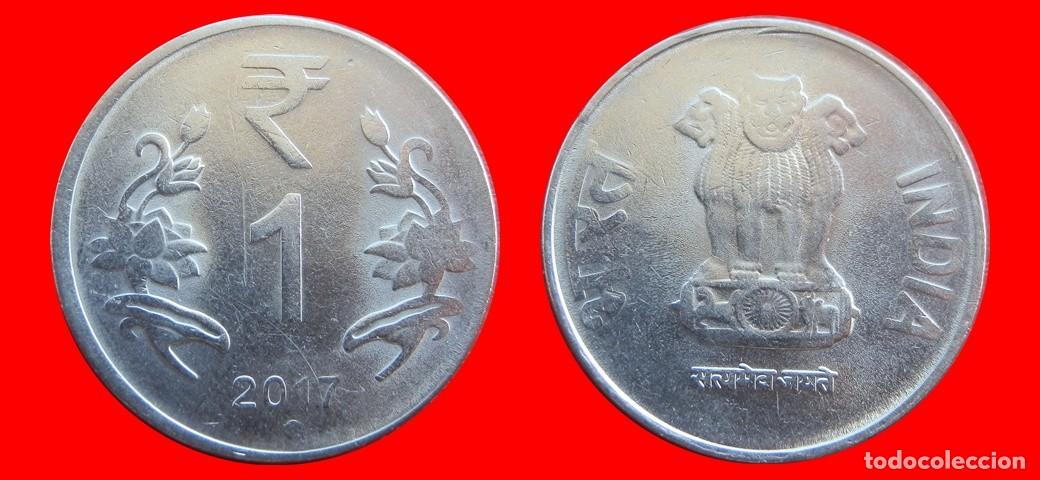 Monedas antiguas de Asia: 1 RUPIA 2017 INDIA-144749