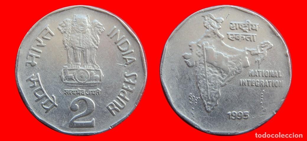 Monedas antiguas de Asia: 2 RUPIAS 1995 INDIA-144751