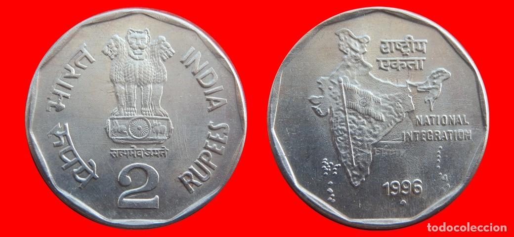 Monedas antiguas de Asia: 2 RUPIAS 1996 INDIA-144752