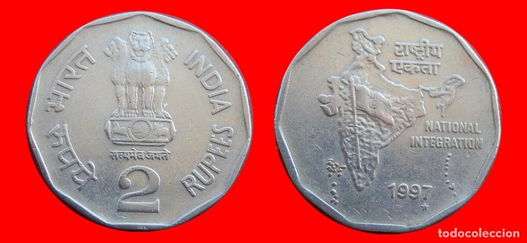Monedas antiguas de Asia: 2 RUPIAS 1997 INDIA-144753