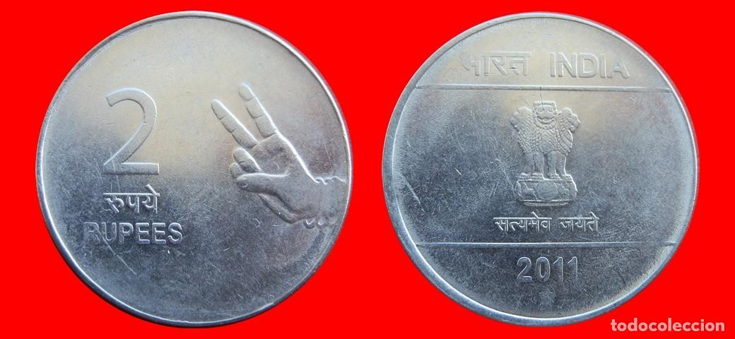 Monedas antiguas de Asia: 2 RUPIAS 2011 INDIA-144758