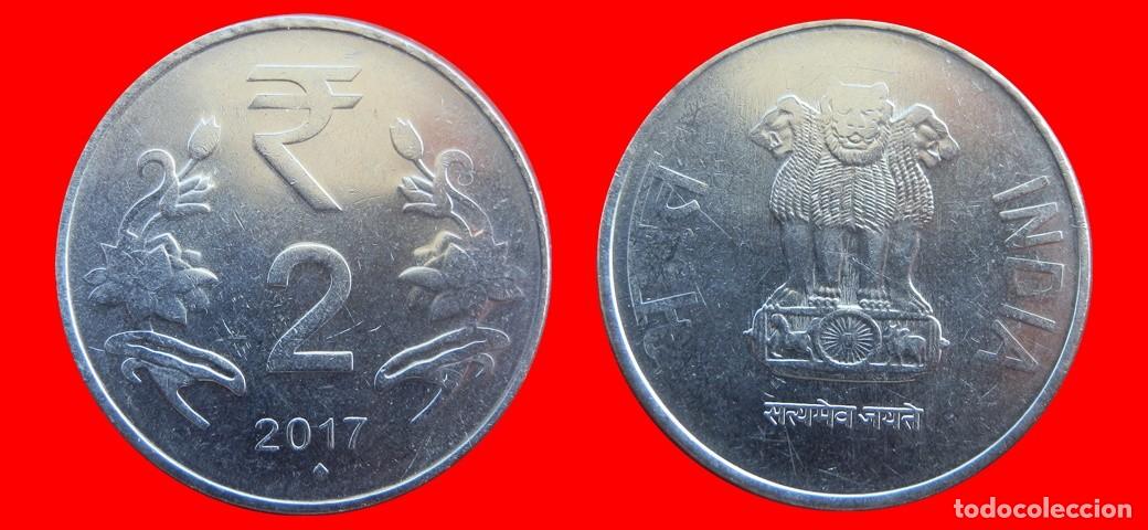 Monedas antiguas de Asia: 2 RUPIAS 2017 INDIA-144760
