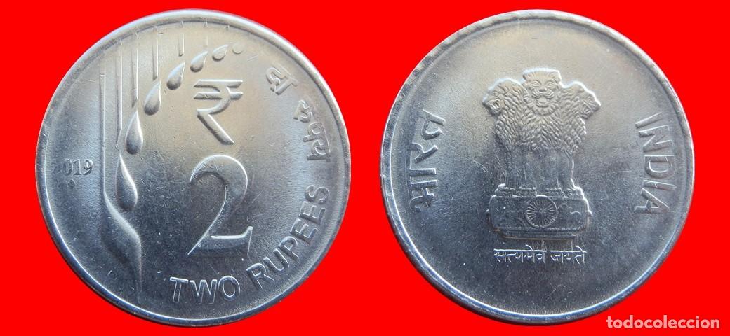 Monedas antiguas de Asia: 2 RUPIAS 2019 INDIA-144762